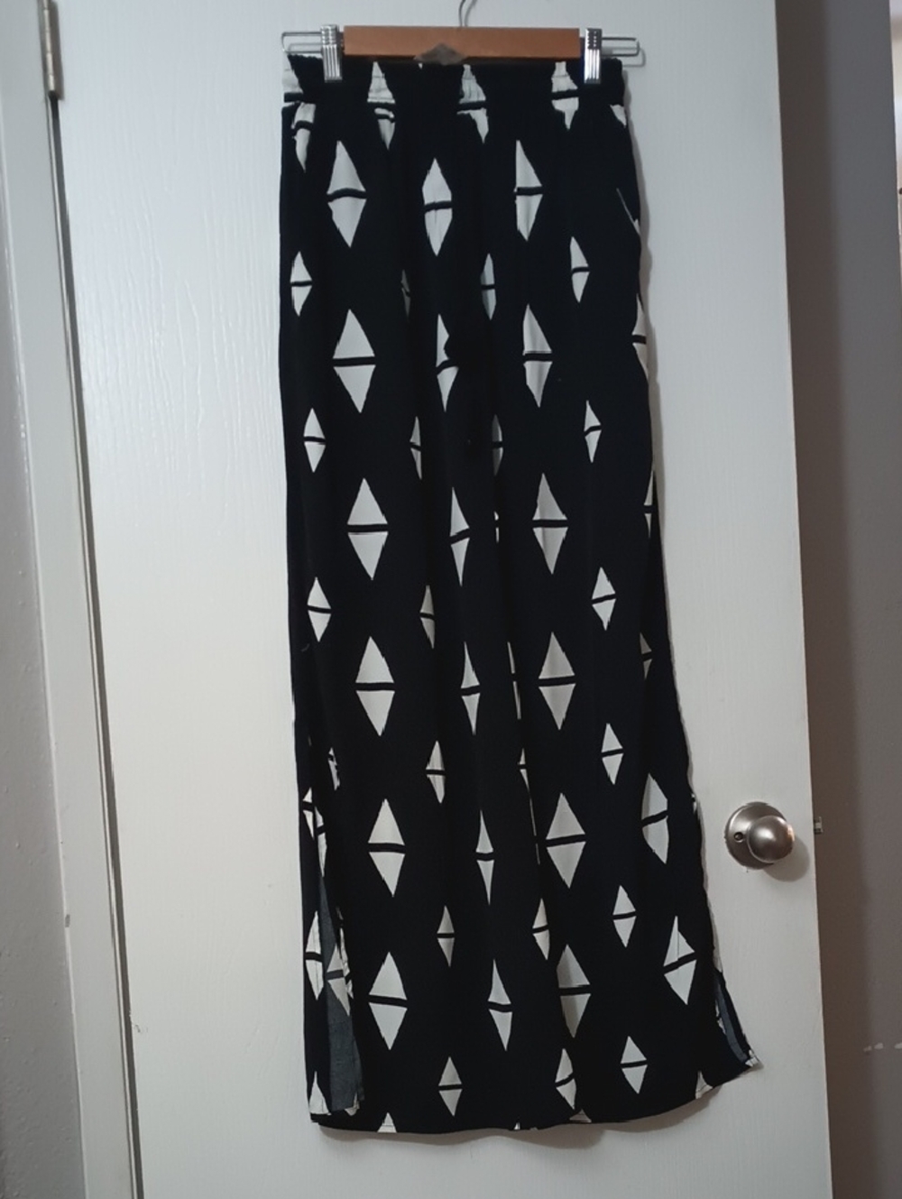 H&M Patterned Maxi Skirt